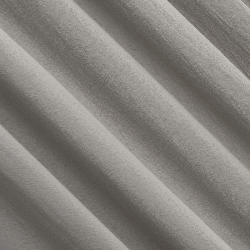 Archaeo Washed Cotton Twist Tab Curtain, 52" x 84", Silver Gray - Image 3
